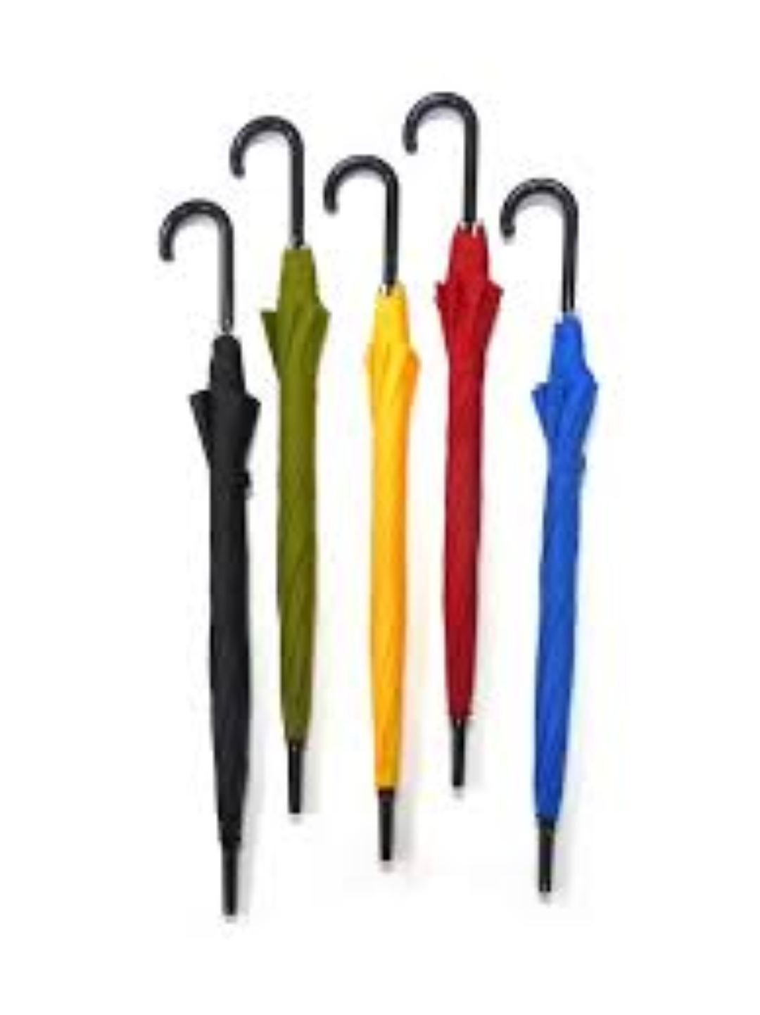 SINGLE COLOUR UMBRELLA WITH ROPE IN HANDLE 60CM
